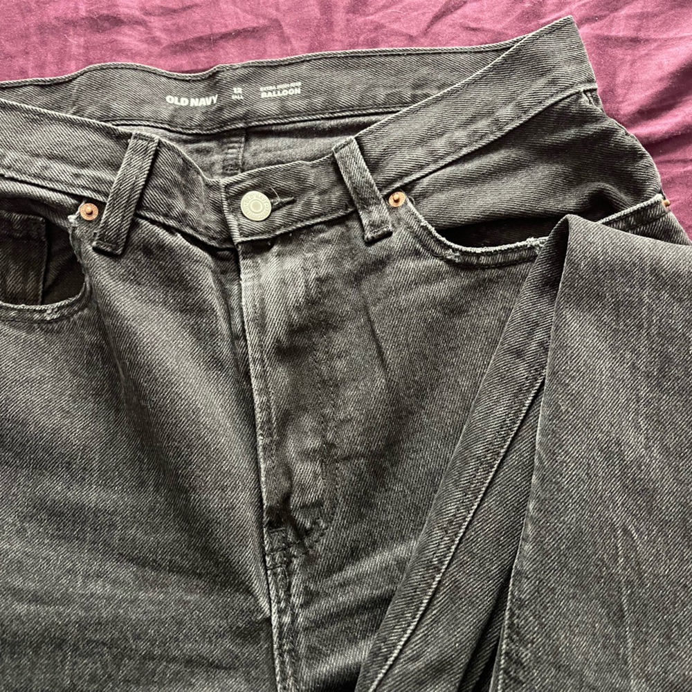 Old Navy Black Boot Cut Jeans